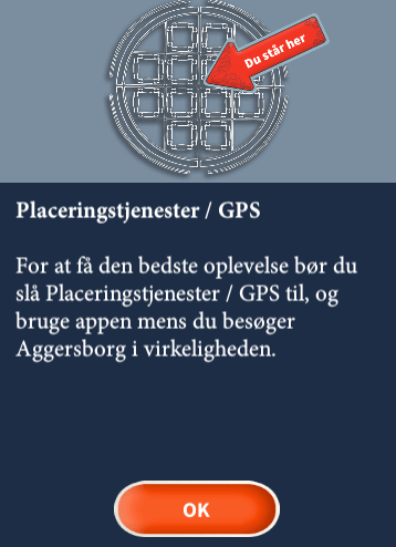 Screenshot of Aggersborg app